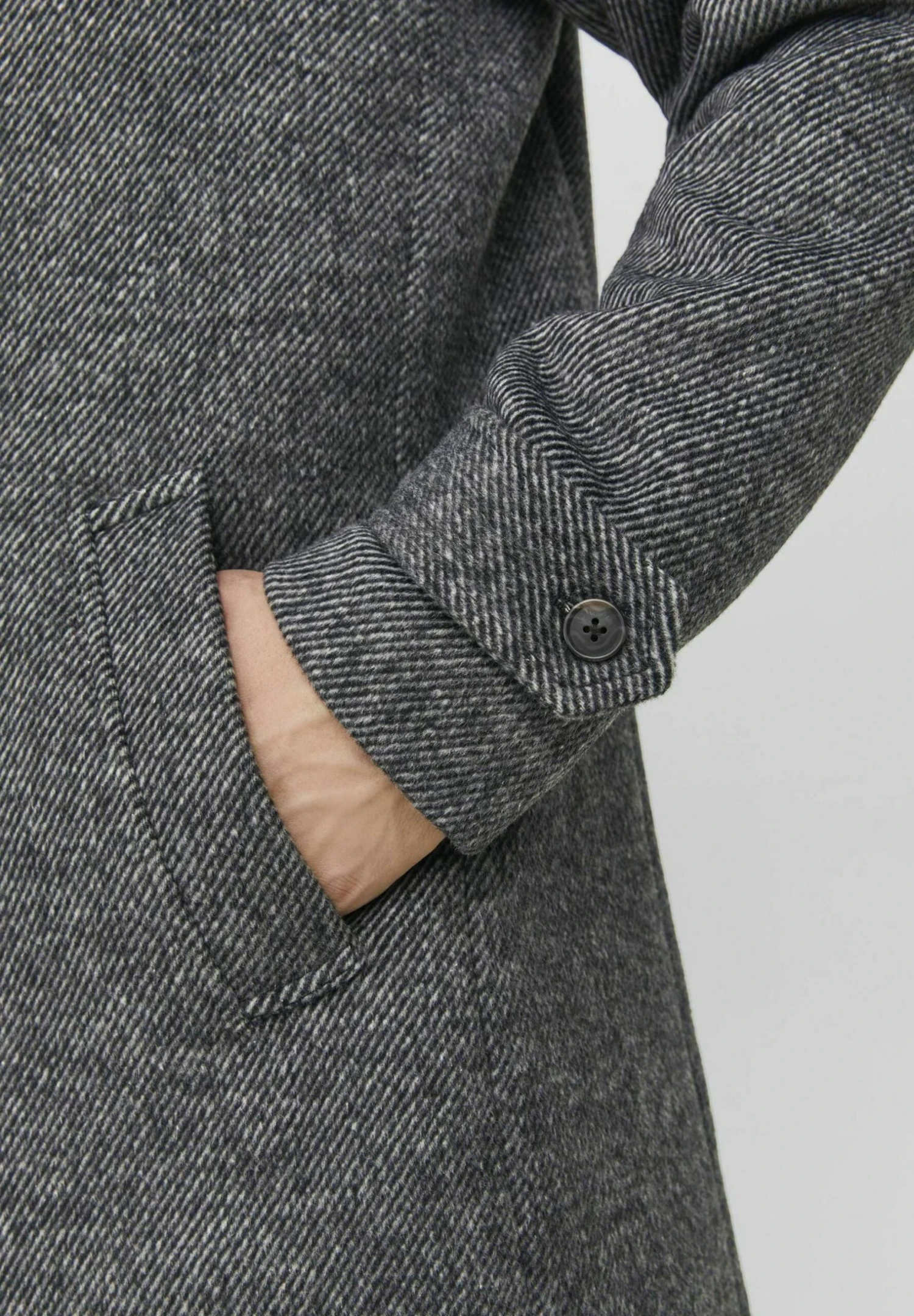 JACK&JONES Premium Blamelton SnCappotto CortoDark Grey Uomo Cappotti JAM22T04V-C14 6 JACK&JONES Premium Blamelton SnCappotto CortoDark Grey Uomo Cappotti JAM22T04V-C14 - immagine 4