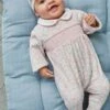 Jojo Maman Bebe Jojo Maman Bã©Bã© Ditsy Smocked Baby SleepsuitTutinaPink Bambini Intimo E Per La Notte J2683B00P-J11 -DeFacto Italia 2025 00ce7c663b9c46f6a0d5d7ead4fb8a7c