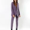 Tailleur Pantalone Set - Blazer - Lilla