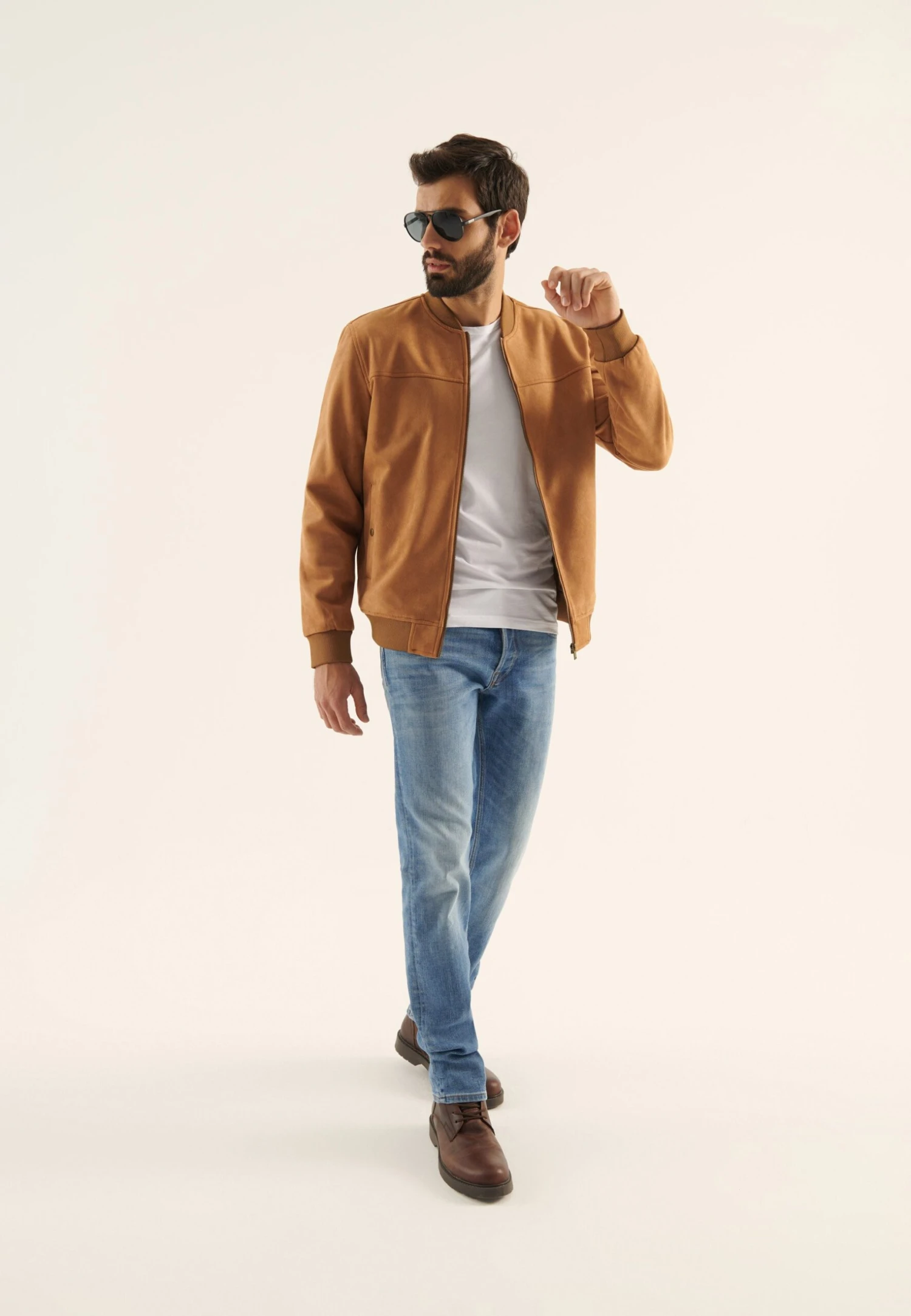 Pier One Giubbotto BomberCognac Uomo Giacche PI922T04T-O11 4 Pier One Giubbotto BomberCognac Uomo Giacche PI922T04T-O11 - immagine 2