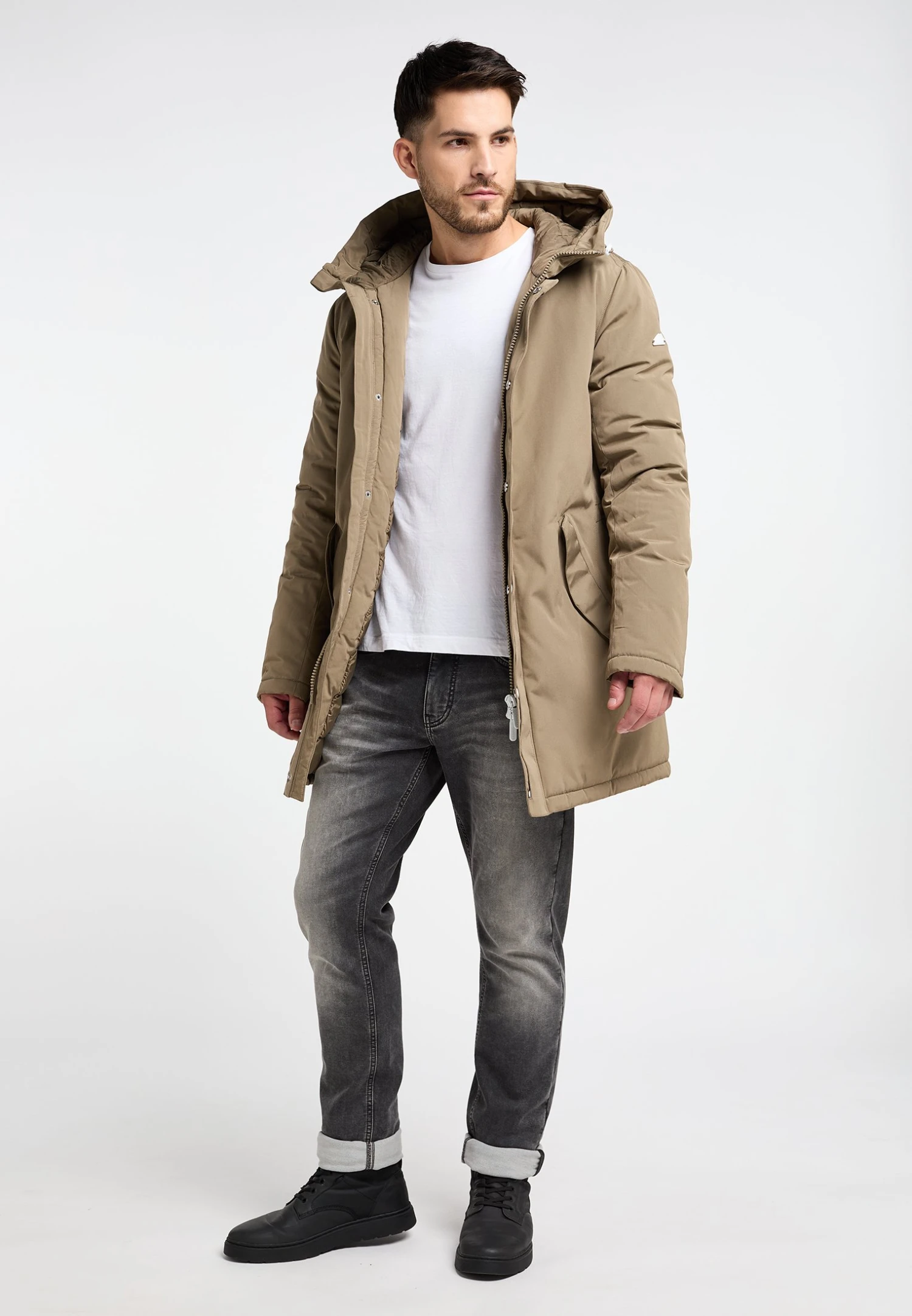 ICEBOUND Clima Iglu - Cappotto Invernale - Grau Oliv 4 ICEBOUND Clima Iglu - Cappotto Invernale - Grau Oliv - immagine 2