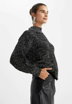 DeFacto MaglioneBlack Donna Maglieria DEZ21I0T1-Q11 -DeFacto Italia 2025 0a32c36af18443a3824ff5cd2d103539