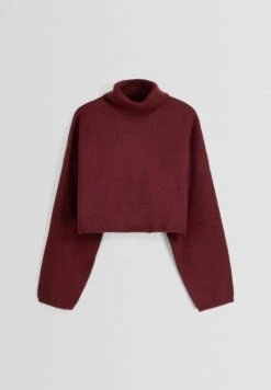 BERSHKA High Neck MaglioneDark Red Donna Maglieria BEJ21I0KS-G11 -DeFacto Italia 2025 0b926b271d3c4dcda1c03f04596a70ad