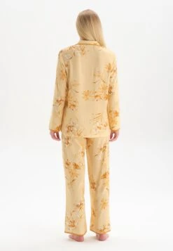 SetPigiamaLight Yellow Donna Intimo Notte E Loungewear D6D81P03S-E11 -DeFacto Italia 2025 0bb37cd7c347420e89991bbbbf1e91ea