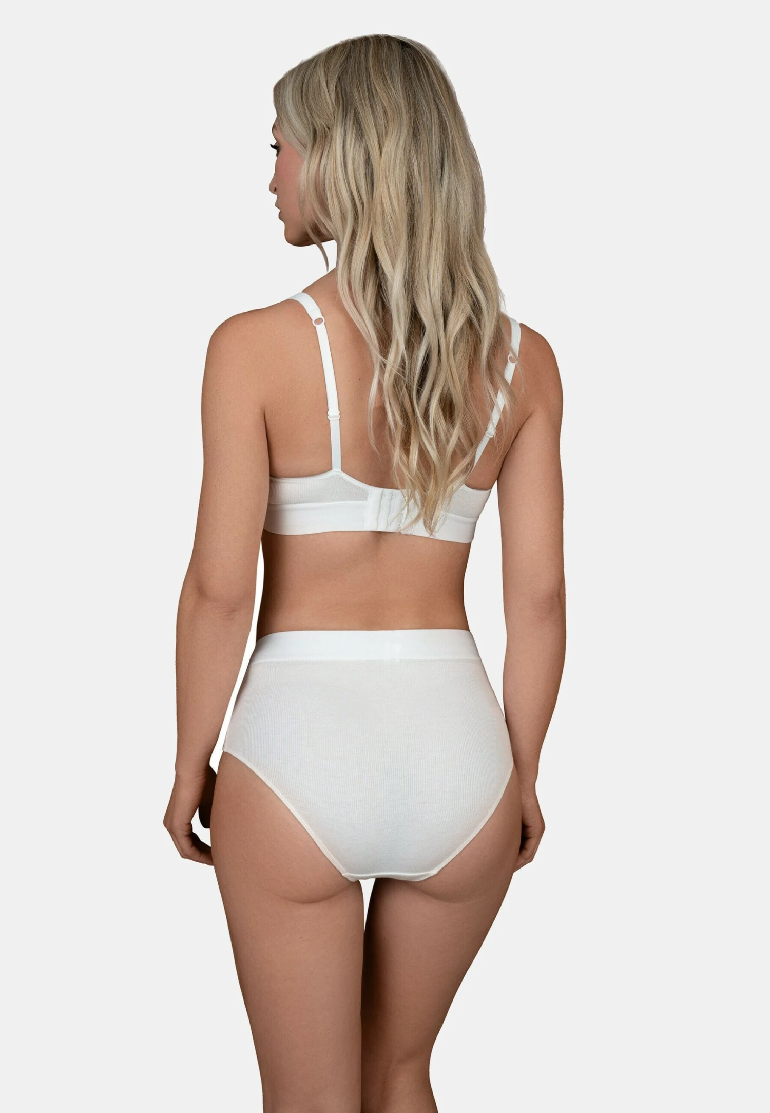 Bye Bra Natural Rib - - Bustino - Blanc 5 Bye Bra Natural Rib - - Bustino - Blanc - immagine 3