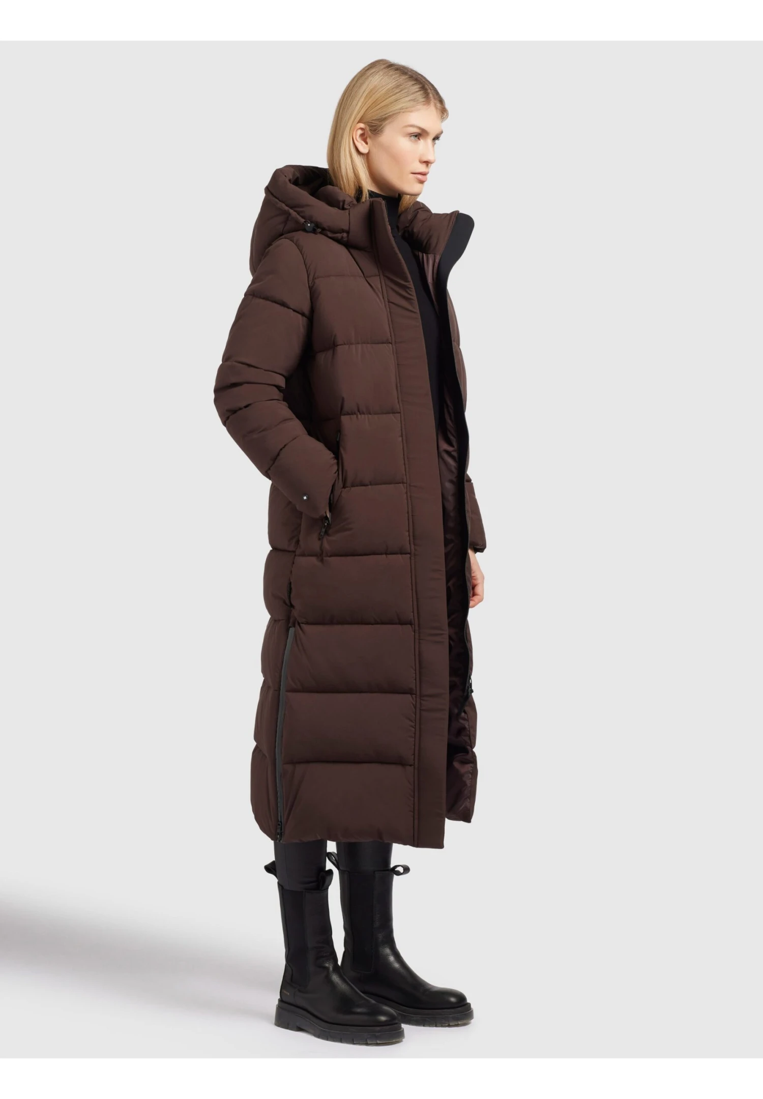 Khujo Saima MattCappotto InvernaleDunkelbraun Donna Cappotti KH121U19Z-O11 8 Khujo Saima MattCappotto InvernaleDunkelbraun Donna Cappotti KH121U19Z-O11 - immagine 6