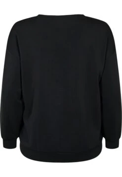 Zizzi With Text Print - Felpa - Black -DeFacto Italia 2025 183b6f3e9a894a57ba4730532c0f3682