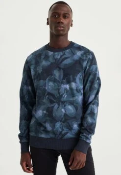 WE FASHION Met DessinFelpaBlue Uomo Maglieria E Felpe WF522S08R-K11