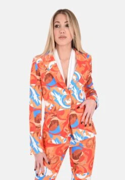 BlazerArancione Donna Giacche E Blazer CIS21G003-H11