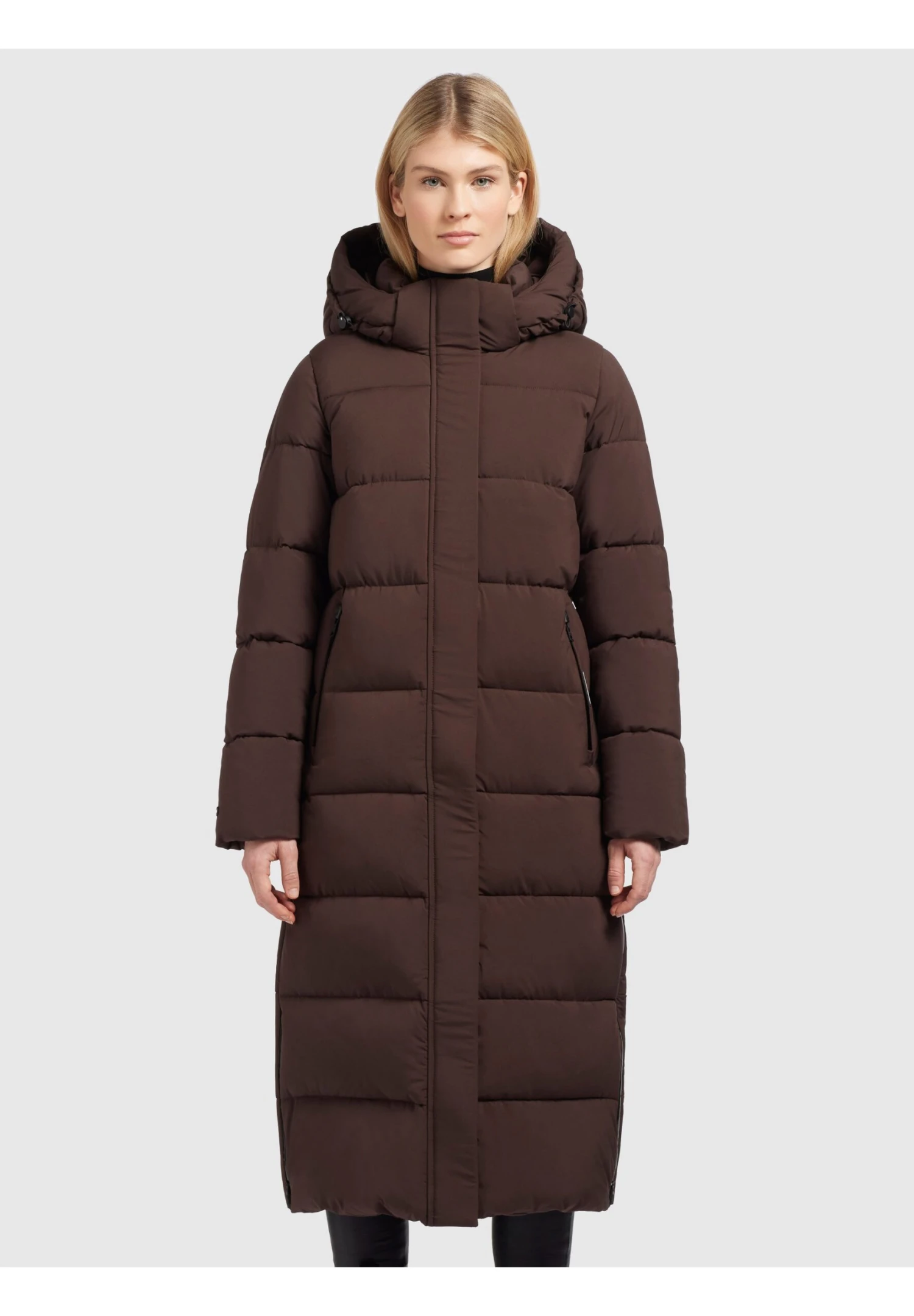 Khujo Saima MattCappotto InvernaleDunkelbraun Donna Cappotti KH121U19Z-O11 3 Khujo Saima MattCappotto InvernaleDunkelbraun Donna Cappotti KH121U19Z-O11