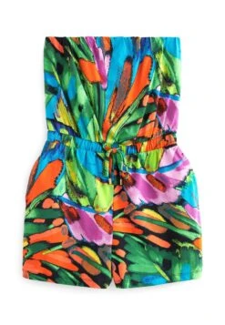 Next Bandeau Boobtube PlaysuitTuta JumpsuitGreen/Red Donna Tute Jumpsuit NX381M00X-M11