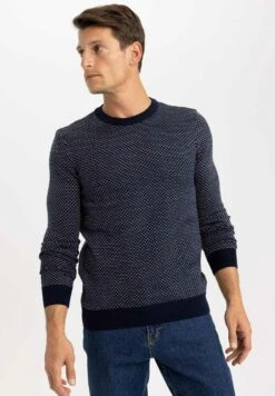 DeFacto Standart Fit - Maglione - Navy
