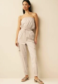 Next Cargo Strapless JumpsuitTuta JumpsuitGrey Donna Tute Jumpsuit NX321T0Q0-C11