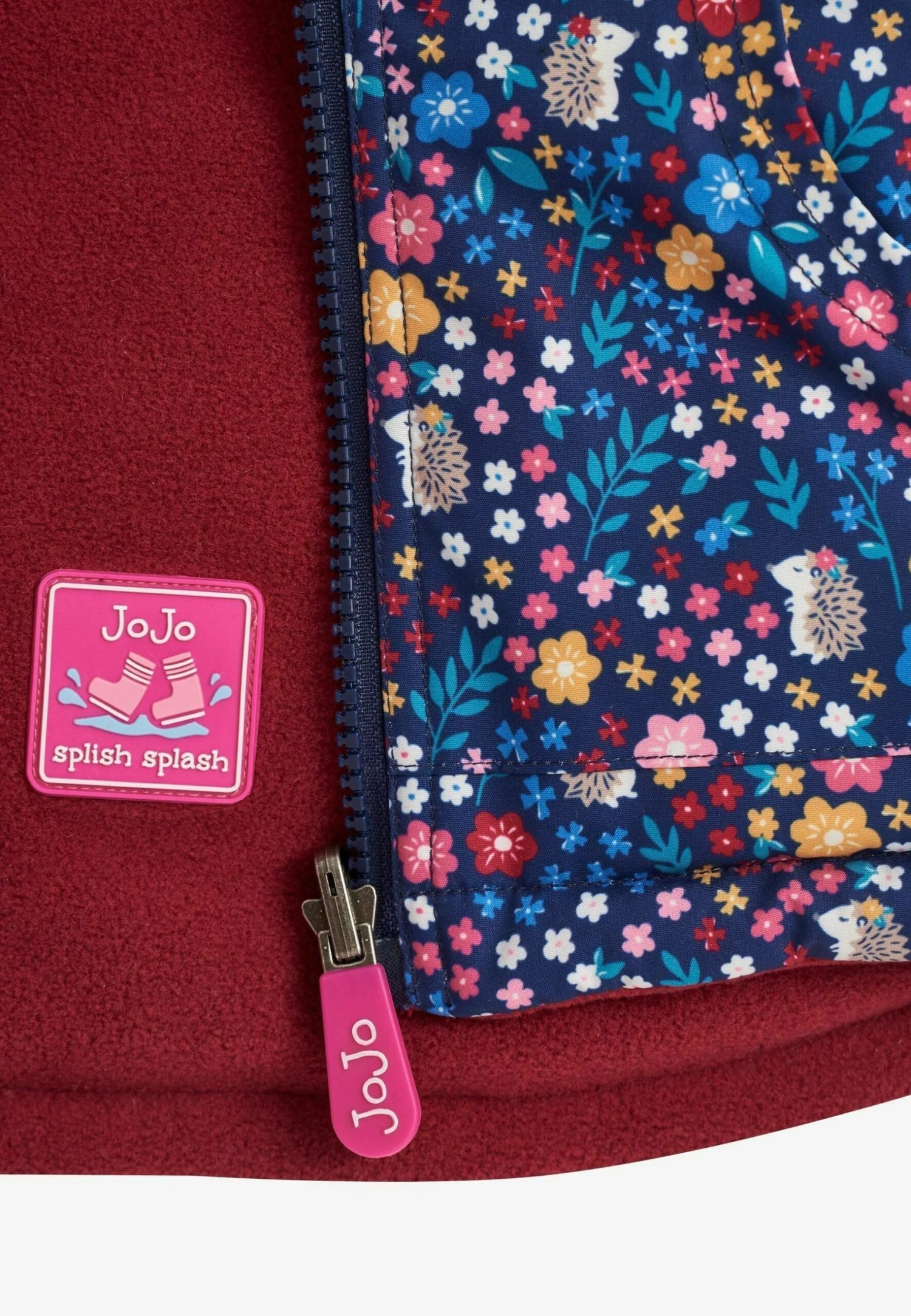 Jojo Maman Bebe Jojo Maman Bã©Bã© Waterproof Reversible JacketImpermeabileBerry Bambini Abbigliamento Outwear J2623L00I-G11 9 Jojo Maman Bebe Jojo Maman Bã©Bã© Waterproof Reversible JacketImpermeabileBerry Bambini Abbigliamento Outwear J2623L00I-G11 - immagine 7