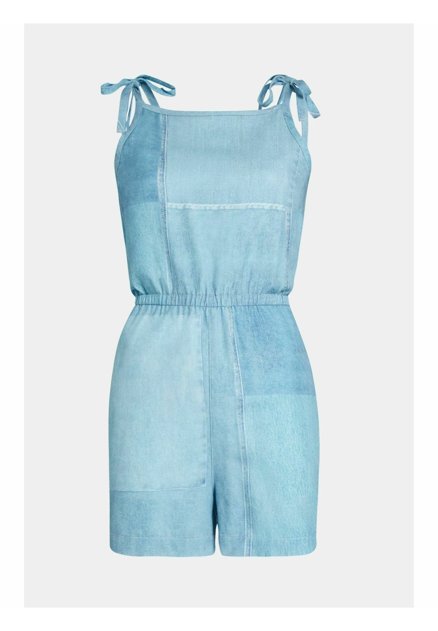 ESPRIT Mit Allover Denim-PrintTuta JumpsuitBlue Medium Washed New Donna Tute Jumpsuit ES121T02N-K11 7 ESPRIT Mit Allover Denim-PrintTuta JumpsuitBlue Medium Washed New Donna Tute Jumpsuit ES121T02N-K11 - immagine 5