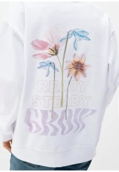 QS By S.Oliver Mit RückenprintFelpa Con CappuccioWeiß Donna Felpe QS121J084-A11 -DeFacto Italia 2025 294ed23186d14e1da4fda1e243aef4c4