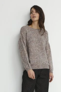 Cream CrkiaraJumperMaglioneLight Grey Melange Donna Maglieria CR221I0BJ-C11 12 Cream CrkiaraJumperMaglioneLight Grey Melange Donna Maglieria CR221I0BJ-C11 -DeFacto Italia 2025 2a9cf918a5ce4c46b978c94516cbebbf