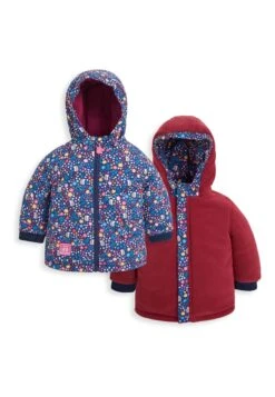 Jojo Maman Bebe Jojo Maman Bã©Bã© Waterproof Reversible JacketImpermeabileBerry Bambini Abbigliamento Outwear J2623L00I-G11
