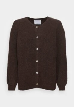 Lsucarolina O-NeckCardiganCoffee Bean Melange Donna Maglieria L3H21I00F-O11