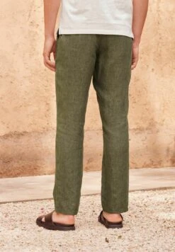 Next Signature Leomaster Italian Delave Drawstring RegPantaloniKhaki Green Uomo Pantaloni NX322E0XK-M11 -DeFacto Italia 2025 39efb7ab4b2b4928b812f74509801967