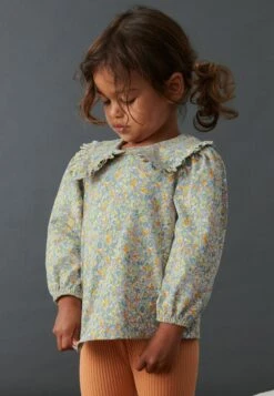 Next Collared And SetMaglietta A Manica LungaGreen Ditsy Bambini Pantaloni NX323D1YT-M11