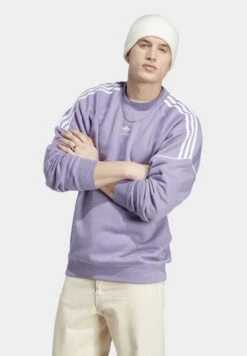Adidas Originals Ess CrewFelpaMagic Lilac Uomo Maglieria E Felpe AD122S0M9-I11
