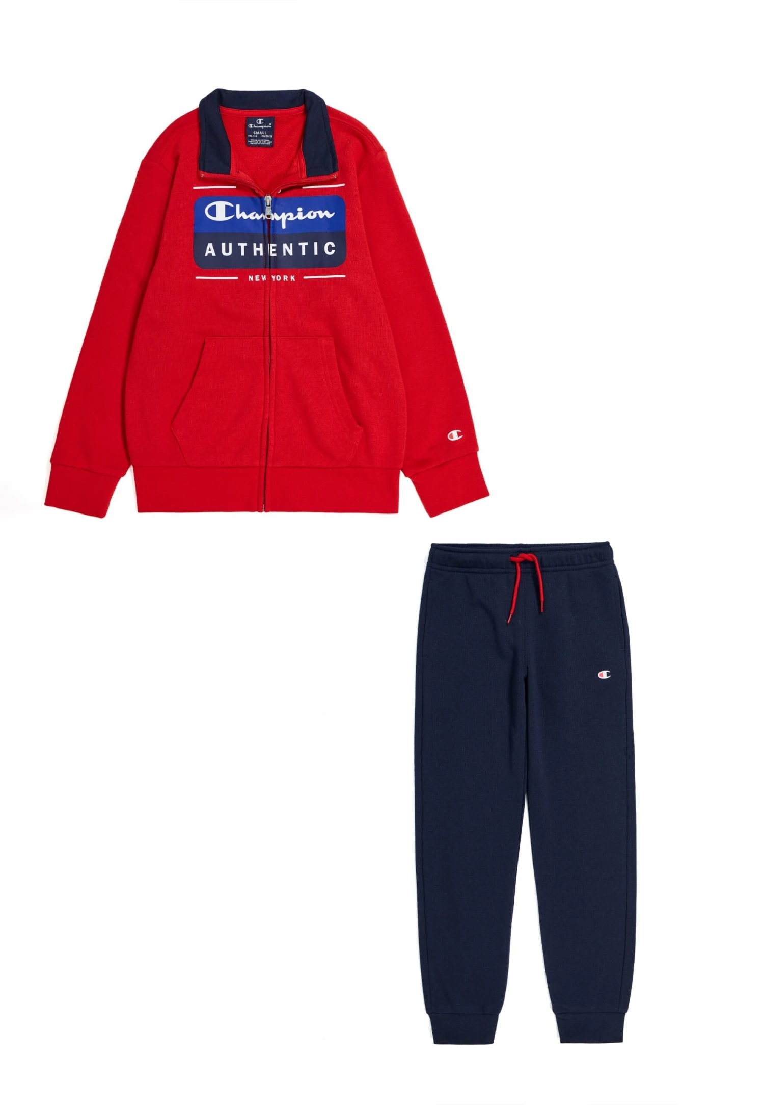 Champion SetTutaDark Red And Dark Blue Bambini Tute E Set C7624D014-G11 3 Champion SetTutaDark Red And Dark Blue Bambini Tute E Set C7624D014-G11