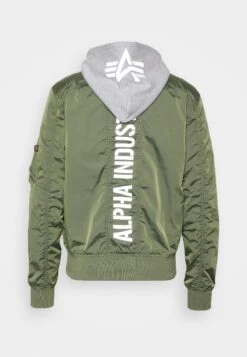 Alpha Industries HoodGiubbotto BomberSage Green Uomo Giacche AL522T049-M11 -DeFacto Italia 2025 458a5f3c6dd84882a7d7b63481b41630