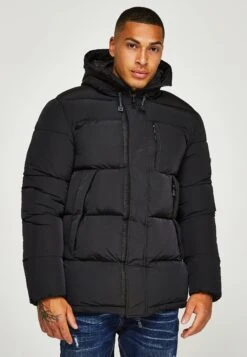 Zeke Mid Puffer JacketGiacca InvernaleJet Black Uomo Giacche KIE22T02X-Q11 -DeFacto Italia 2025 48d920516e7541eb9ed3d07bb00a489d