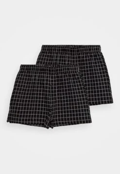 Schiesser 2 PackBoxer Schwarz Bambini Intimo E Per La Notte S5984A0BK-Q11