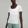 Lululemon Ebb To Street Short SleeveT-Shirt BasicWhite Donna T-shirt E Top LLS21D001-A11 -DeFacto Italia 2025 4d5cc5da1c9e4c67a853d6f26b984069