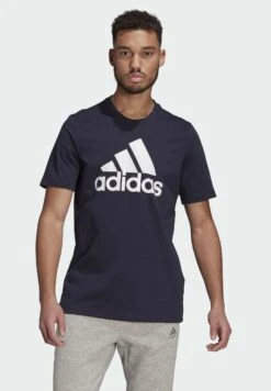 ADIDAS PERFORMANCE T-Shirt Con StampaDark Blue Uomo T-shirt E Polo AD542D3CW-K11