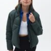 Mit Kurzem SchnittGiacca InvernaleKombu Green Donna Giacche E Blazer XX021U040-M11