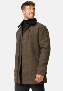 Indicode Jeans Falmo - Cappotto Corto - Dark Sand