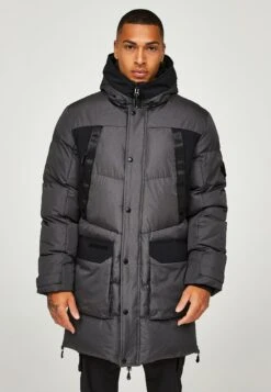 Everno Longline Puffer - Cappotto Invernale - Asphalt