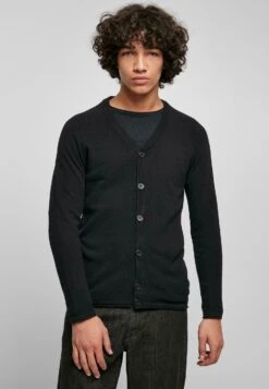 URBAN CLASSICS Light Raglan - Cardigan - Black