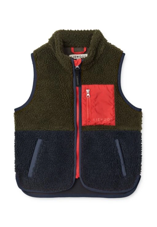 Liewood Vada Pile Vest UnisexSmanicatoArmy Brown Mix Bambini Abbigliamento Outwear LCR26L00F-O11 -DeFacto Italia 2025 55d8d2b55b504d079bbf0c55bee98123