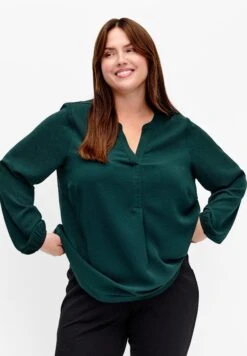 Zizzi With V-NeckCamicettaScarab Donna Camicie E Bluse Z1721E2HS-M12