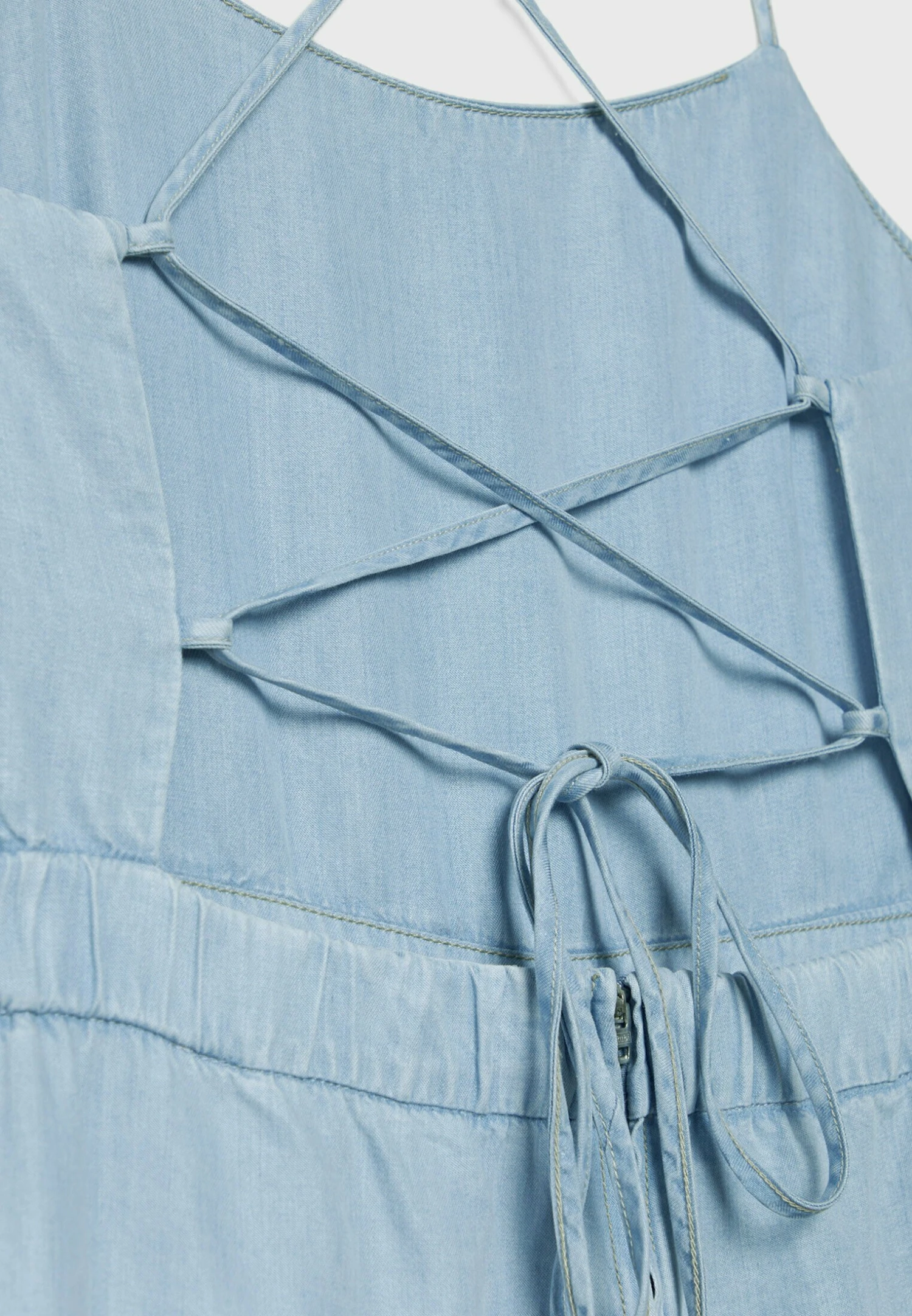 Stradivarius With Straps At The Back Tuta JumpsuitMoon Washed Donna Tute Jumpsuit STH21T060-K11 10 Stradivarius With Straps At The Back Tuta JumpsuitMoon Washed Donna Tute Jumpsuit STH21T060-K11 - immagine 8