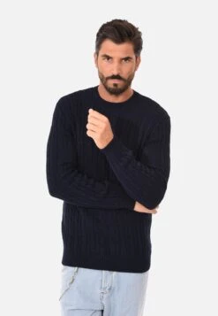 Girocollo TrecceMaglioneBlu Scuro Uomo Maglieria CIS22Q015-K12 -DeFacto Italia 2025 615d7aa0fab04939a6b9ff9a743e090b