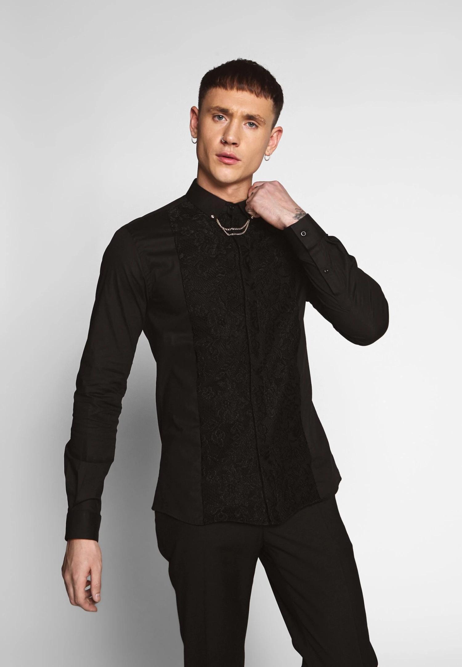 FormCamiciaBlack Uomo Camicie TWC22D01I-Q11 3 FormCamiciaBlack Uomo Camicie TWC22D01I-Q11