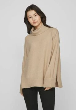 Vila RollkragenMaglioneNatural Melange Donna Maglieria V1021I1V6-B11