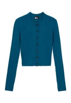 THE KOOPLES CourtCardiganMedium Blue Donna Maglieria THA21I045-K11