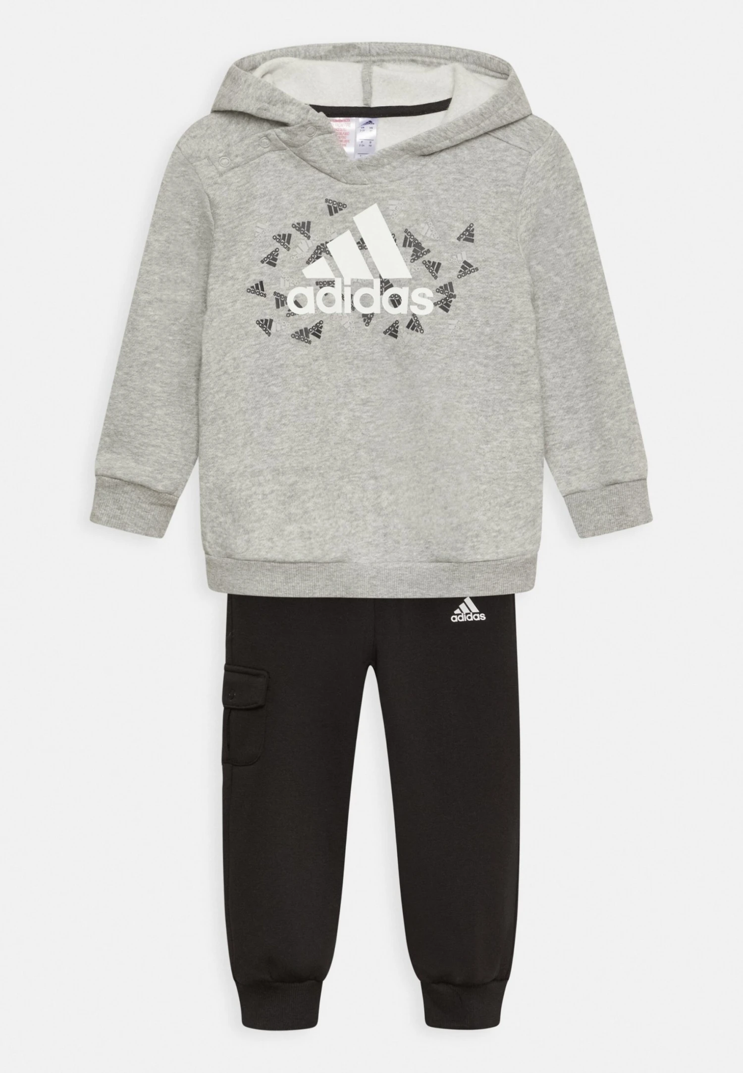 ADIDAS PERFORMANCE Bos Gra TutaMedium Grey Heather Bottom Black Bambini Tute E Set AD543K0IW-C13 3 ADIDAS PERFORMANCE Bos Gra TutaMedium Grey Heather Bottom Black Bambini Tute E Set AD543K0IW-C13