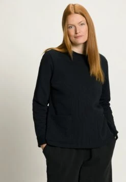 Ulla Popken FelpaZwart Donna Felpe UP121J0F8-Q11