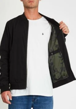 Volcom Burnward JacketGiubbotto BomberBlack_Combo Uomo Giacche V1922T01Z-Q11 -DeFacto Italia 2025 6e3eec17631449899b60ff47d0c15999