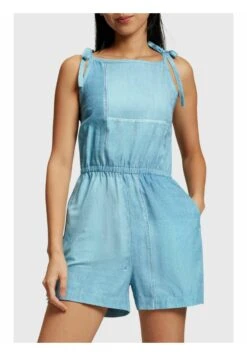 ESPRIT Mit Allover Denim-PrintTuta JumpsuitBlue Medium Washed New Donna Tute Jumpsuit ES121T02N-K11