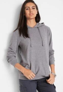 Mit Baucht - Felpa Con Cappuccio - Grau