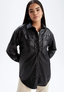 DeFacto Regular Fit CamiciaBlack Donna Camicie E Bluse DEZ21E15K-Q11