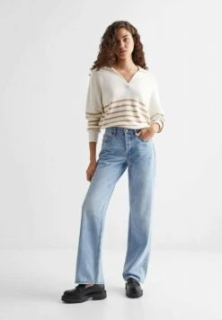 Mango Kids Clean - Jeans A Zampa - Bleu Clair